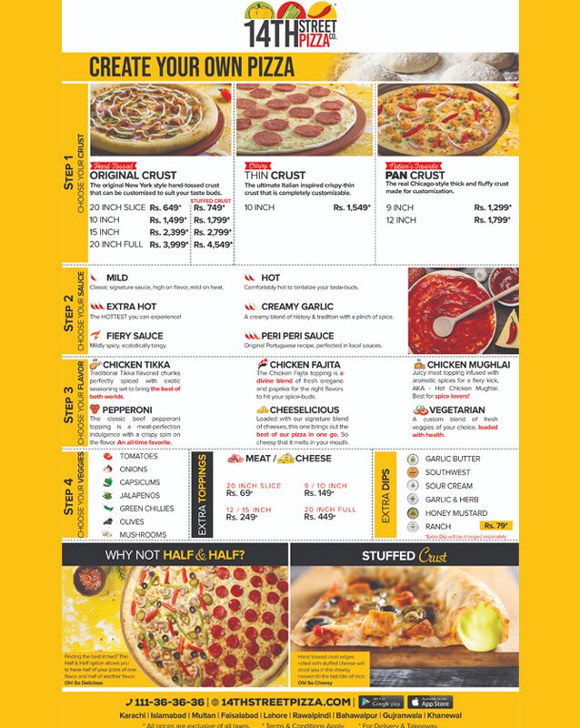 14th Street Pizza Co Multan
